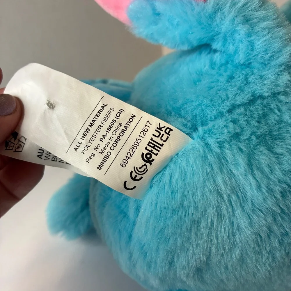 Lovely Chicken Fat Dundun Dungon Miniso Blue Plush Toy Dragon Stuffed Animal Kid